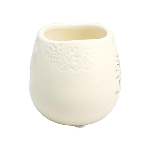 Pavilion Gift Company - Staircase to Heaven 8 oz Bereavement Candle, Memorial Gifts for Loss of Mother Father Friend Loved One, Remembrance, Condolences, Sympathy, 1 Count, Cream - style: Modern