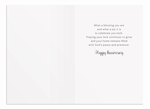DaySpring - Anniversary Butterflies - 4 Floral Butterfly Designs Assortment with Scripture - 12 Anniversary Boxed Cards & Envelopes (U0063)