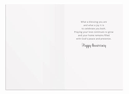 DaySpring - Anniversary Butterflies - 4 Floral Butterfly Designs Assortment with Scripture - 12 Anniversary Boxed Cards & Envelopes (U0063)