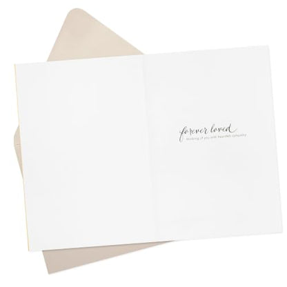 Hallmark Signature Sympathy Card (Forever Remembered) - color: White
