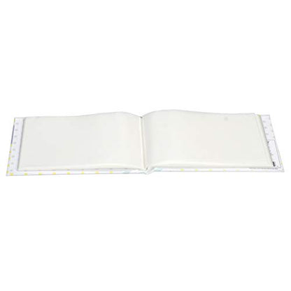 Malden International Designs Hello Baby Photo Album, 40-4x6, White