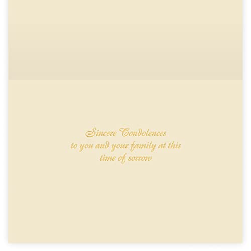 The Gallery Collection, 5 Count Card Pack, Sympathy Cards with Pearl Lined Envelopes (Sympathy Doves) - size: 5.5" x 7.9"
