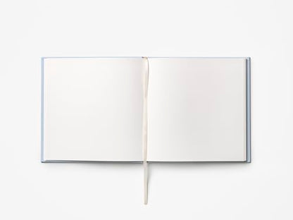 Printworks Guest Book, Light & Dark Blue - 100-Page Wedding Keepsake Album - color: Light Blue/Dark Blue
