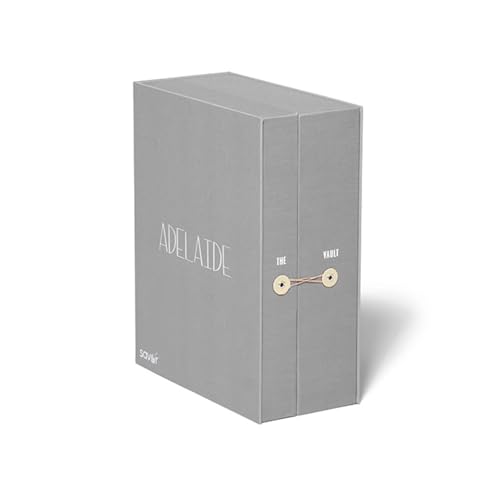 Savor Custom Baby Loss Keepsake Organizer | Remembrance Box for Angel Pregnancy or Infant Loss - color: Slate - Adelaide Font, style: Baby Remembrance Box