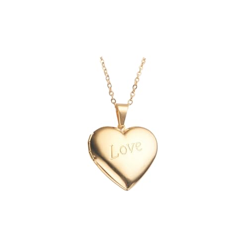 Vintage Engraved Flower Locket Picture Pendant Necklace Antique Carved Pattern Oval Heart Pendant Necklace For Women Hold Picture Souvenir Memorial Jewelry - color: D
