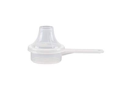 Measuring Scoop & Funnel - No Cap Open Spoon 1-Pack 13cc | Universal open design measuring spoon, Built-in funnel neck pour spout, Quick access cup for coffee powders and baking - size: 13 cc | 2 Teaspoon | 13 mL