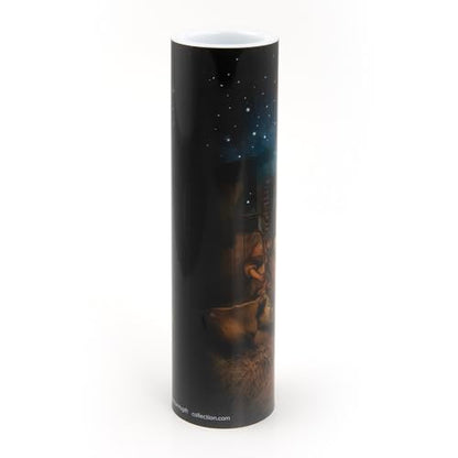 The Nativity, LED Flameless Devotional Prayer Candle