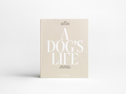 Printworks A Dog's Life Dog Photo Album, Beige - 30 Pages for 4x6 Photos | Cloth Cover, Expandable to 40 Pages, Extra Pages Sold Separately, Writing Space - style: Dog Album