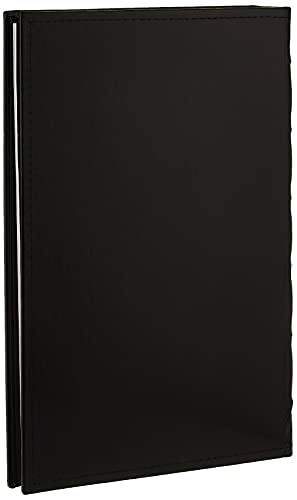 Pioneer Sewn Bonded Leather BookBound Bi-Directional Photo Album, Holds 300 4x6" Photos, 3 Per Page. Color: Black. (Pack of 4) - color: Black, size: 4 x 6 Inch (Pack of 4), style: Photo Album