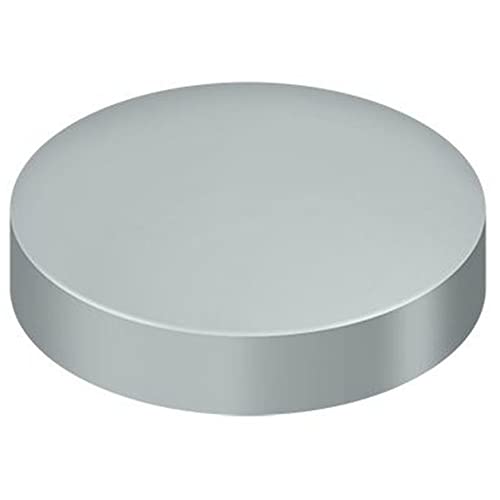 Deltana SCF100U26D Flat Round Screw Cover Clavo - color: Brushed Chrome