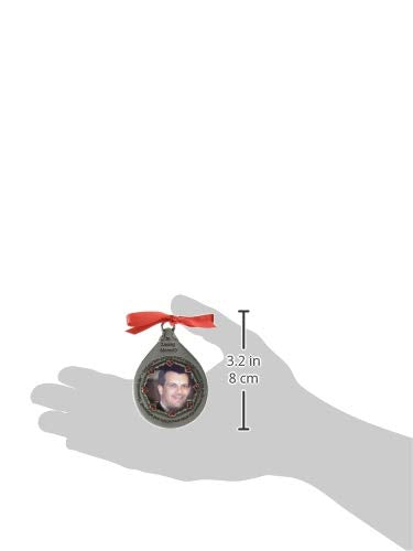 Cathedral Art (Abbey & CA Gift Frame, Loving Memory Man Teardrop Ornament, Pewter - style: In Loving Memory Man Teardrop