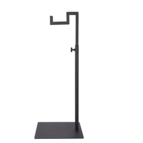 Polmart Countertop Adjustable Display Stand Stand for Purses/Handbags, Wreaths, Wigs, Hats and Crafts (Single-Arm, Black) - color: Black