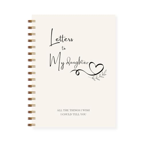 Letters to Heaven Notebook Journal 5.5x8.3, Grief Journal for Women, Memorial Sympathy Gifts for Loss of Loved One, Remembrance Bereavement Gifts Spiral Hardcover Notebook(Daughter) - color: Daughter