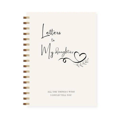 Letters to Heaven Notebook Journal 5.5x8.3, Grief Journal for Women, Memorial Sympathy Gifts for Loss of Loved One, Remembrance Bereavement Gifts Spiral Hardcover Notebook(Daughter) - color: Daughter