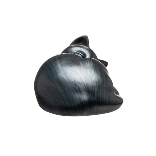 Pet Urns,Sleeping Resin Cremation Cat Urn, Cat Urns for Ashes, Small Animal Urn,Small Pet Urns (Black)…