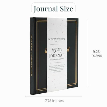 Duncan & Stone Legacy Journal for Grandparents, Memory Book, Ivory - style: Legacy Ivory