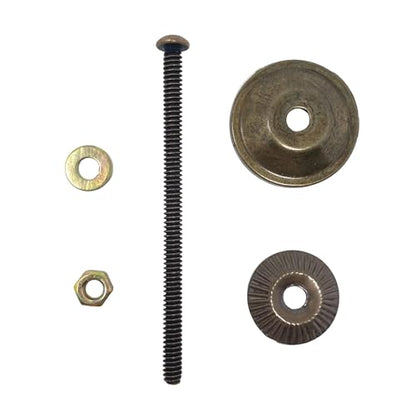 Knob Bolts for Ceramic & Glass Pulls and Knobs, Stainless Steel 10-24, Pack of 10 (2.5",3",3.5" OR 3.75" Bronze. (B-3.5-Bolt-KIT) - size: 3.5" Bolt KIT