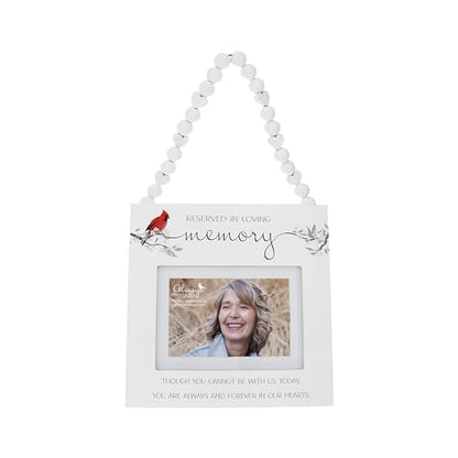 Reserved In Loving Memory - Reserved Seat Photo Frame (Holds 6" x 4" Photo) - color: White, Red, Pink, Green