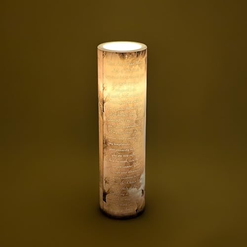 Our Lady of Good Help LED Flameless Devotional Prayer Candle
