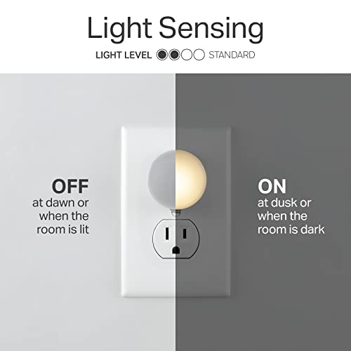 Lights By Night Night Lights Plug into Wall, 2-Pack, LED Plug in Nightlight | Warm White, Dusk to Dawn Sensor, Adults, Kids Room, Bedroom, Bathroom, Nursery, Hallway, Kitchen, 43950 - size: 2 Pack