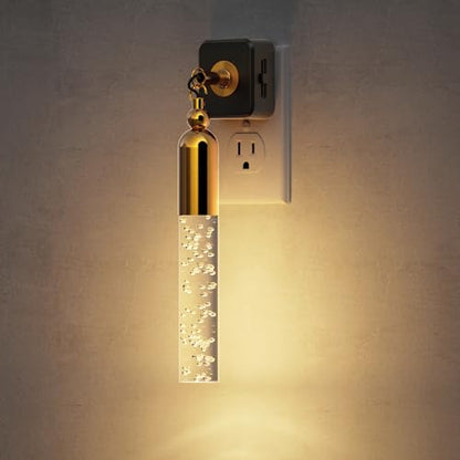 JandCase Night Lights Plug into Wall, 3000K Soft Light LED NightLights - color: Long Bubble-3000K, size: 1 Pack