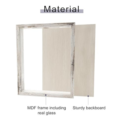 Ticket Shadow Box with Slot , Top Loading Shadow Box Display Case Frame Ready to Hang Memory Box , Pins, Awards, Medals, Wedding and Photos, White, 8x10 - color: White, size: 8*10