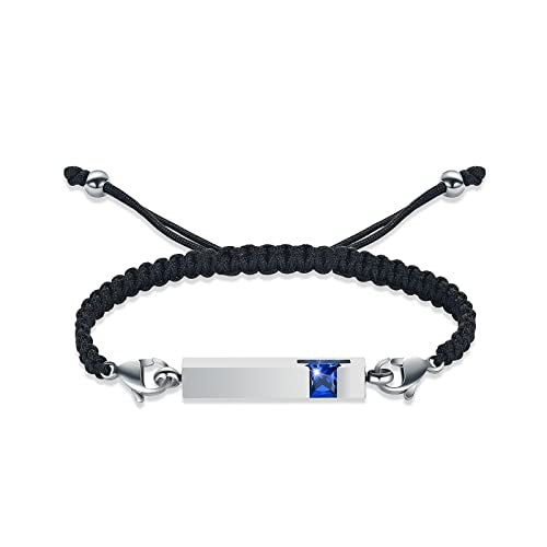Harbeingt Adjustable Urn Bracelet for Ashes for Women Cremation Jewelry - color: Silver Blue1