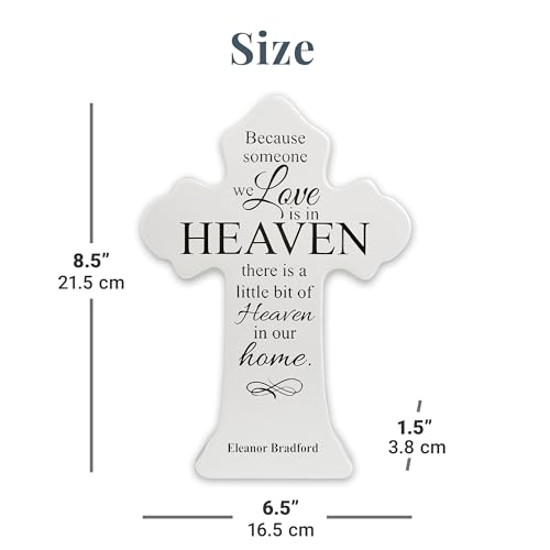 Let's Make Memories Personalized Loved Ones From Heaven Light-Up Cross - Sympathy - In Memory - style: Loved Ones From Heaven Cross