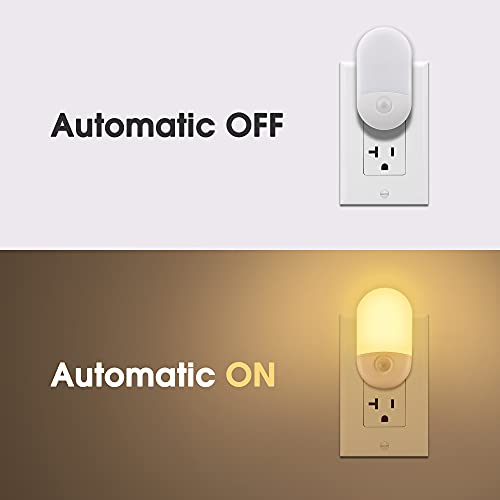 L LOHAS LED Night Lights Plug into Wall, [2 Pack] LED Dimmable Night Light - color: Soft White, size: 2 Count (Pack of 1)
