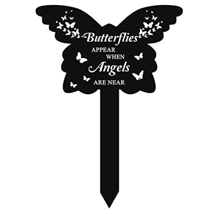 Roowest Grave Decoration for Cemetery Grave Marker for Memorial,Sweet Style