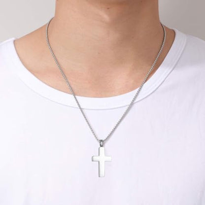 Cross Urn Necklace for Ashes for Men Women Cremation Jewelry Urns Locket Pendant Ashes Holder Memorial Jewelry-Always in My Heart - color: 2pcs Silver/Black