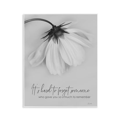 Floral Reflection Grief, 11 x 14 Inch Mounted Print on Wall Plaque - size: 14"L x 11"W