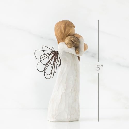 Willow Tree Angel of Friendship, Sculpted Hand-Painted Figure - color: Cream