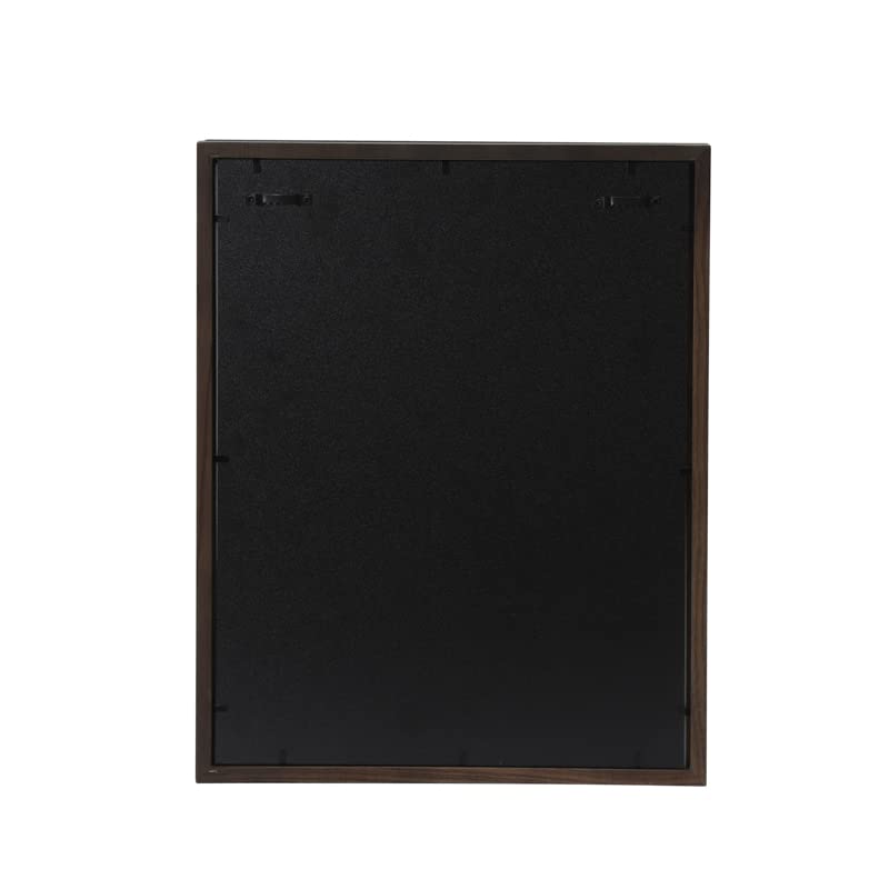 Deep Shadow Box Frame 11x14, Hinged Shadow Box with Door, Front Opening Shadow Boxes Display Cases for Collectibles Flowers Antique Bridal Bouquet Ticket Stub - Walnut | Solid Wood; 11x14-Inch Deep Display; Hinged Front-Opening Door; Linen Backing; Tablet