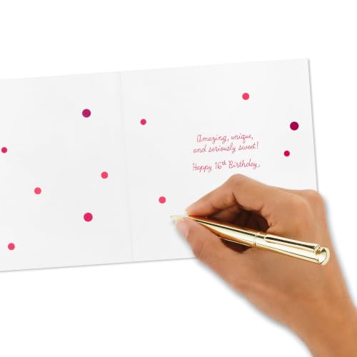 Hallmark Signature 16th Birthday Card for Her (Seriously Sweet)