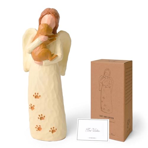 Dog Memorial Gifts for Loss of Dog, Pet Memorial Gifts for Dogs - style: Dog Guardian Angel Statue