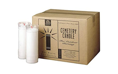 Root Candles Prayer Candles Clear Plastic 5-7-Day Prayer Candle, 12-Count - color: Memorial, size: 12-Count