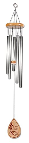 Sunset Vista Designs Outdoor Chime Sympathy Gifts Memorial Wind Chime, 29" Long, Cardinals Appear
