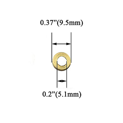 Hahiyo 12mm Diameter Mirror Screws Brushed Copper Material Solid Easy Install Brass Washer Decorative Caps Fasteners Nails Bronze 20 Pairs for Bathroom Mirrors Panels Kitchen Ceiling Arts Crafts - size: 12mm-20sets-Bronze