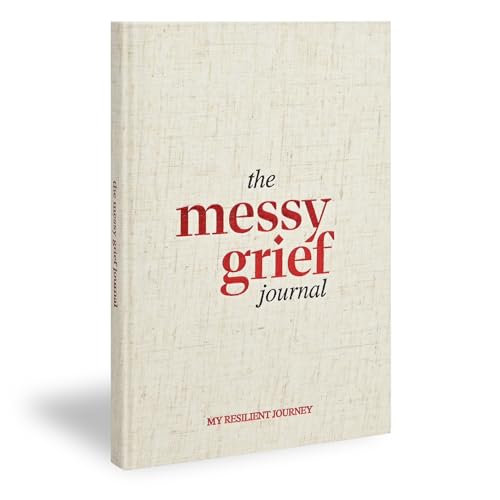 The Messy Grief Journal – Guided Grief Journal for Loss, Healing & Remembrance | Hardcover Bereavement Journal with Writing Prompts for Grief | ... Loss of Loved One | Condolences Gift for Loss - color: Gray