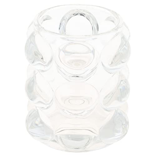 Karma, Lucia Hobnail Votive, Tea Lights Candle Holder, Glass Votive Candle Holders for Table Decorations, Baby Shower, Birthday Party, Weddings and Home Decor, Clear - color: Clear, size: One Size