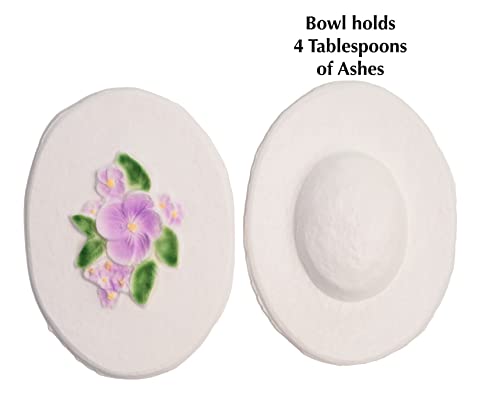 Keepsake Elite Lavender Flower Biodegradable Urn for Human Ashes - Floating Urn for Water Burial & Ocean Scattering - color: Keepsake Elite Lavender Flower Biodegradable Burial Urn