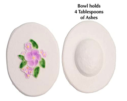 Keepsake Elite Lavender Flower Biodegradable Urn for Human Ashes - Floating Urn for Water Burial & Ocean Scattering - color: Keepsake Elite Lavender Flower Biodegradable Burial Urn