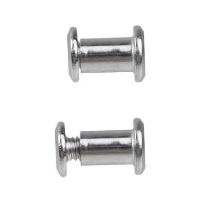 Oedema 20 Sets M6×6mm Silver Chicago Screws Countersunk Leather Rivets Stainless Steel Binding Screw Post for Leather Crafting, Bed, Φ8×12mm Barrel Nuts and Bolts - size: M6x6mm
