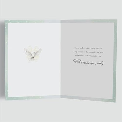 Loss of Husband Sympathy Card with Printed Verse Bereavement Wishes
