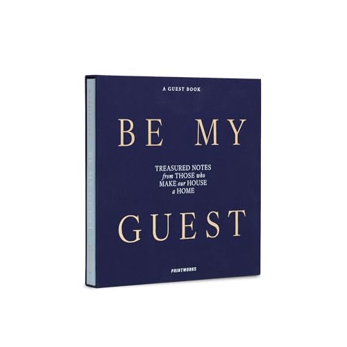 Printworks Guest Book, Light & Dark Blue - 100-Page Wedding Keepsake Album - color: Light Blue/Dark Blue