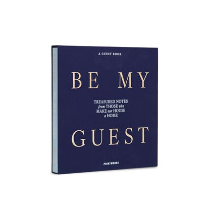 Printworks Guest Book, Light & Dark Blue - 100-Page Wedding Keepsake Album - color: Light Blue/Dark Blue