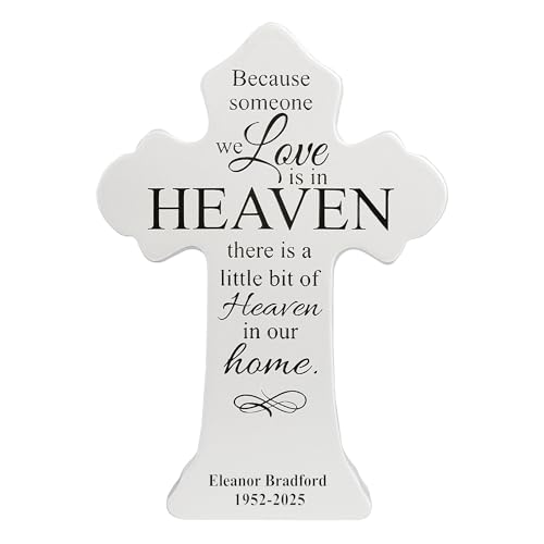 Let's Make Memories Personalized Loved Ones From Heaven Light-Up Cross - Sympathy - In Memory - style: Loved Ones From Heaven Cross