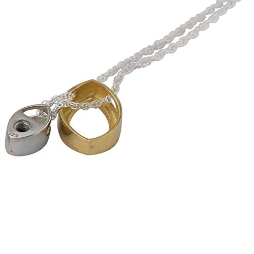 Modern Teardrop Cremation Pendant and Necklace for Ashes, Sterling Silver, Cremation Jewelry for Ashes - color: Modern Teardrop