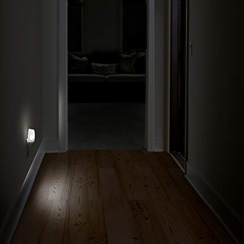 Emotionlite Plug-in Night Light Dusk to Dawn Sensor, Neutral White, 4 Pack | Neutral white sensor night light, great for nursery, bedroom, bathroom, hallway, stairs & kitchen - size: 4 Pack Neutral White